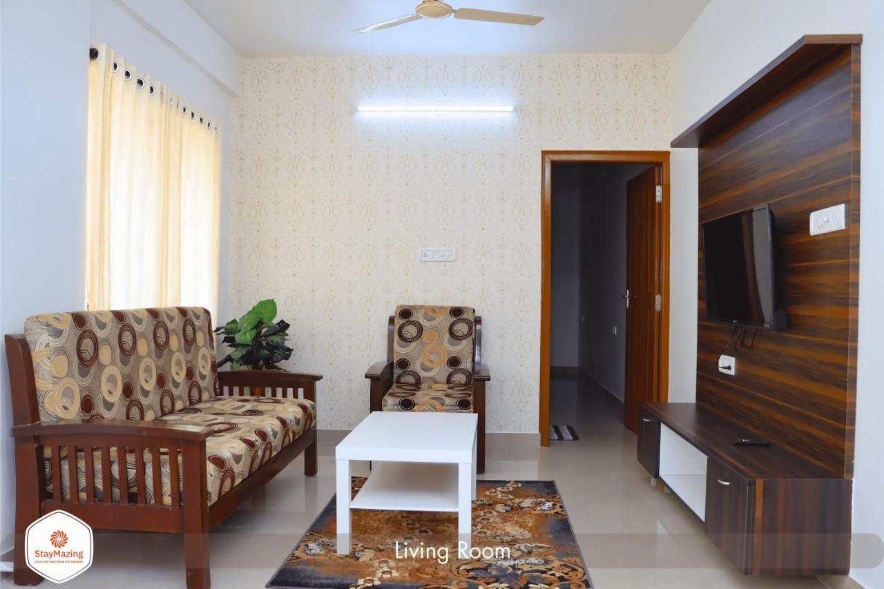 Staymazing-1,2 & 3 Bhk Ac Apartments In Hebbal-5Mins To Manyata-30Mins To Airport Μπανγκαλόρ Εξωτερικό φωτογραφία