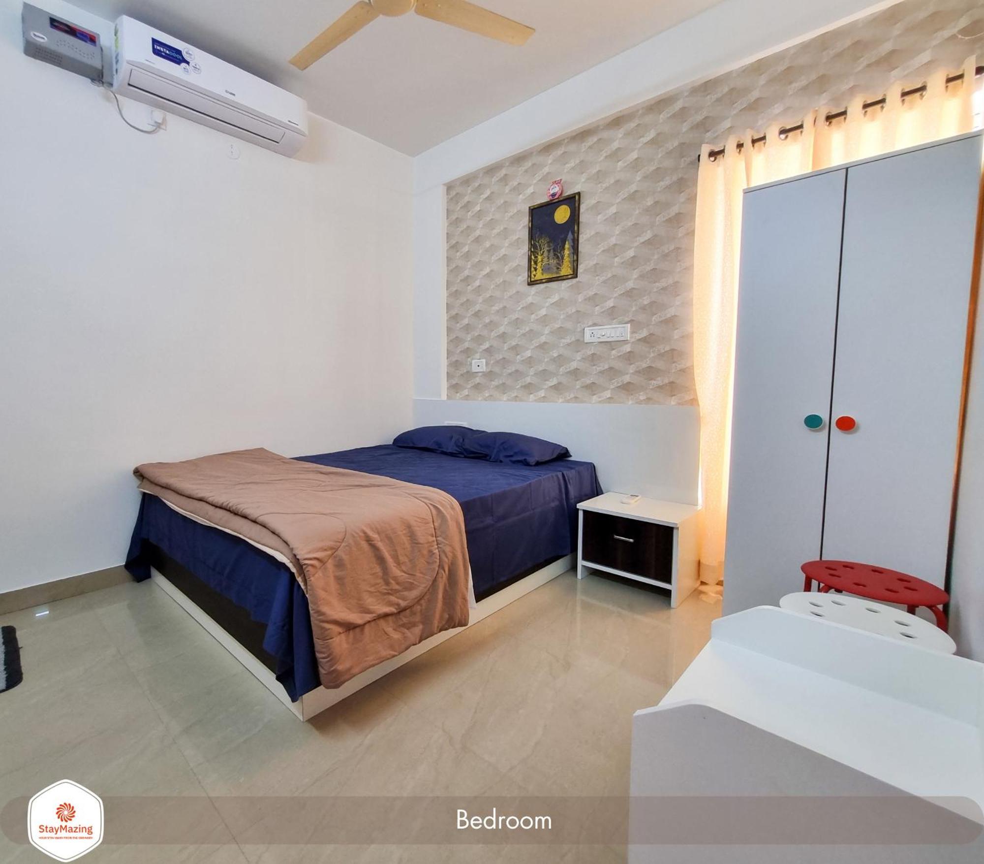 Staymazing-1,2 & 3 Bhk Ac Apartments In Hebbal-5Mins To Manyata-30Mins To Airport Μπανγκαλόρ Εξωτερικό φωτογραφία