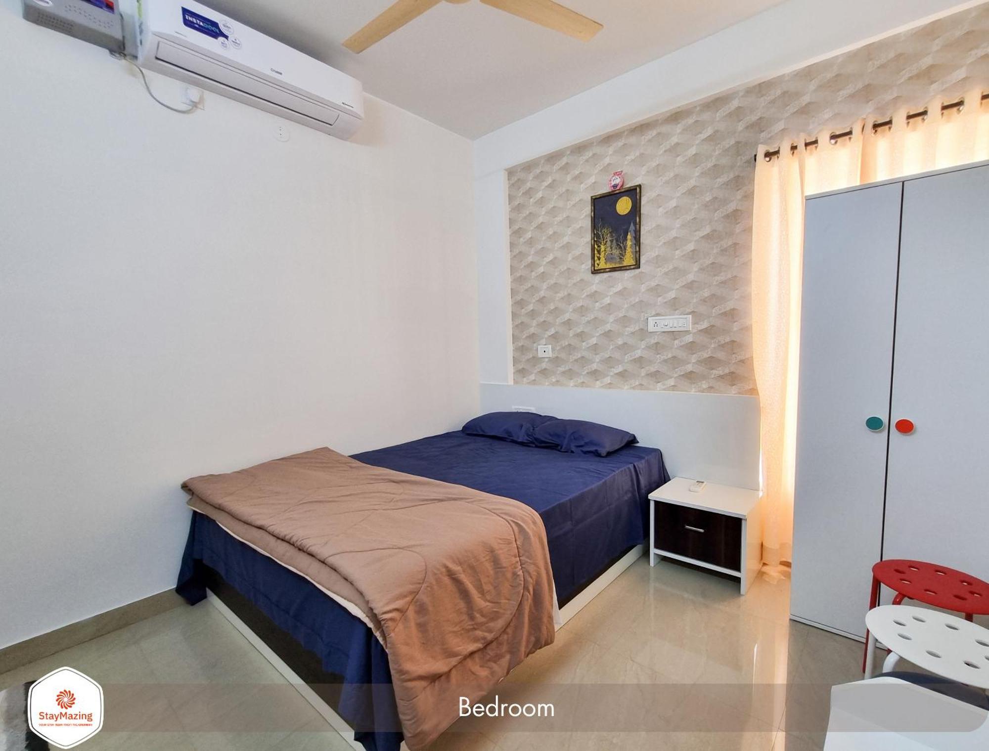 Staymazing-1,2 & 3 Bhk Ac Apartments In Hebbal-5Mins To Manyata-30Mins To Airport Μπανγκαλόρ Εξωτερικό φωτογραφία